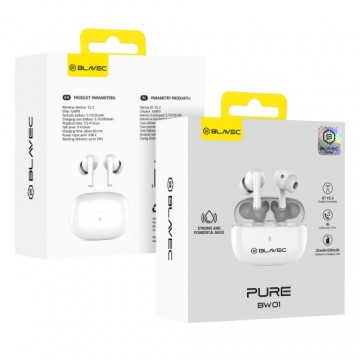 Blavec Bluetooth TWS Earphones BW01 Pure (BW01-W) white