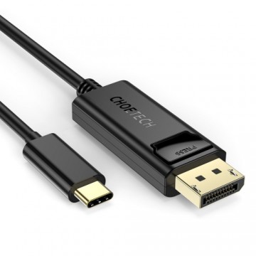 Choetech unidirectional USB Type C monitor video cable - Display Port 4K 1,8m black (XCP-1801BK)