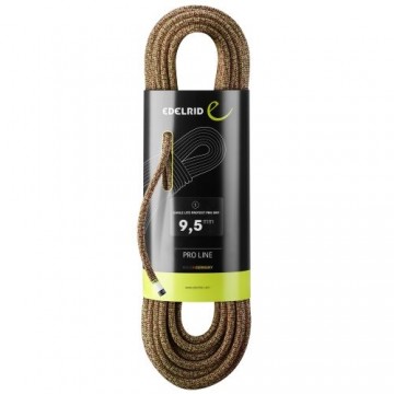 Edelrid Eagle Lite Protect Pro Dry 9.5mm 70m / Zaļa / Rozā / 70 m