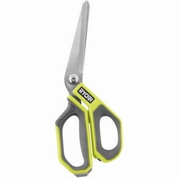 Kitchen Scissors Ryobi Straight Green Metal