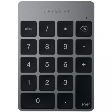 SATECHI Aluminum Slim Rechargeable Bluetooth Keypad Space Gray