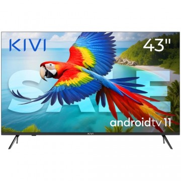 Kivi 43', UHD, Android TV 11, Black, 3840x2160, 60 Hz, Sound 2x12W, 53 kWh/1000h , BT5.1, HDMI ports 4, 24 months