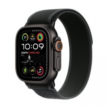 Apple Watch Ultra 2 Viedpulkstenis GPS / Cellular / 49mm  / Titanium case / Trail Band Black / M-L