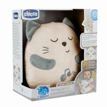 Плюшевая игрушка, издающая звуки Chicco кот 20 x 17 x 10 cm Белый