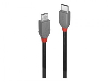 Lindy Anthra Line - USB-C cable - 24 pin USB-C to Micro-USB Type B - 50 cm