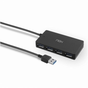 USB-разветвитель Nox NXLITEHUBONE Чёрный