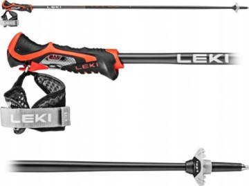 LEKI KIJE 3D AIRFOIL black/red 125