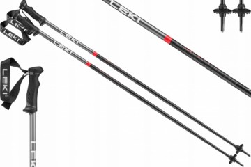 LEKI KIJE QNTM black/red 125