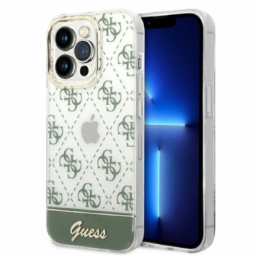 Guess GUHCP14XHG4MHA iPhone 14 Pro Max  6,7" khaki hardcase 4G Pattern Script