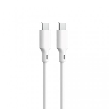 Forever recycling cable USB-C - USB-C 1,5m  3A KR15-CC-00 white