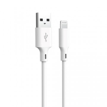 Forever recycling  cable USB-A - Lightning 1,5m 2,4A HDKR12-AL-00 white