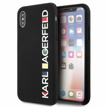 Karl Lagerfeld KLHCPXBHWHBK iPhone X|XS hardcase czarny|black Glossy Bauhaus