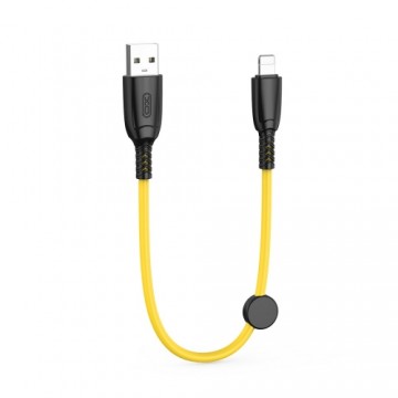 XO cable NB247 USB - Lightning 0,25 m 6A yellow