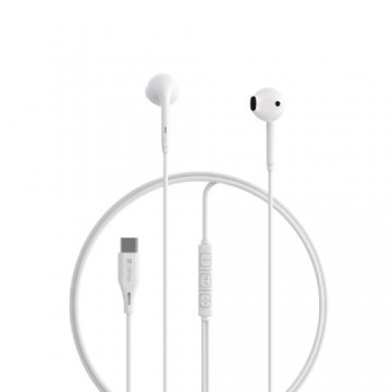 Devia wired earphones Kintone A3 Digital USB-C white