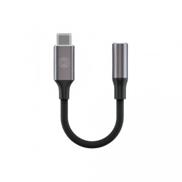 Forever adapter audio AJC-01 jack 3,5 mm - USB-C black