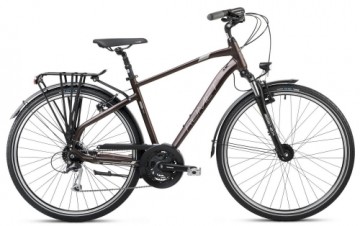 Velosipēds Romet Wagant 7 2024 dark brown-grey-19" / M