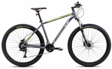 Velosipēds Romet Rambler R9.2 CS 2024 grey-green-silver-19" / L