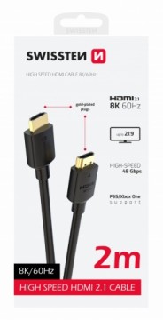 Swissten HDMI to HDMI 8K Cable 2m