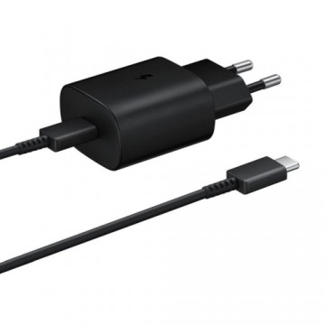 Samsung EP-TA800EBE 25W Tīkla Lādētājs + EP-DG980BBE USB-C 1m Kabelis Melns (OOB Bulk)