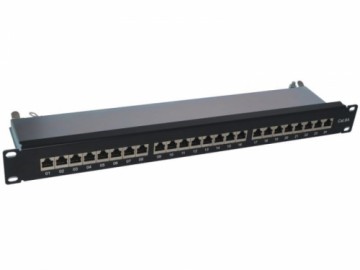 Alantec PK040 Patch panel STP cat.6A 24 ports LSA 1U 19"