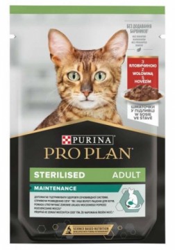 Purina Nestle PURINA PRO PLAN STERILISED Wołowina 85g