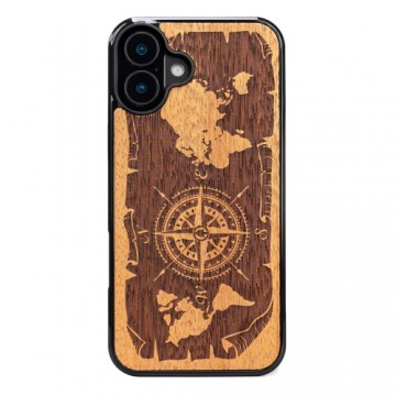 Bewood case for iPhone 16 Plus 6,7" Compass Merbau