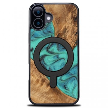 Bewood Unique case for iPhone 16 6,1" Turquoise with MagSafe