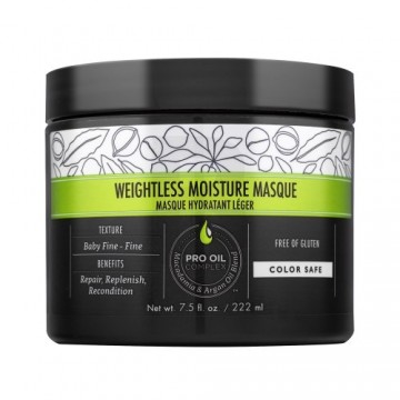 Macadamia Professional Weightless Repair Masque питательная маска для тонких и нормальных волос 222 мл