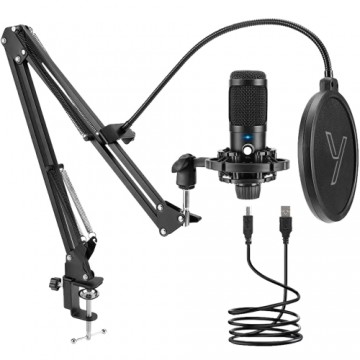 Yenkee YMC 1031 Streamer studio USB microphone 2.0 with accessories