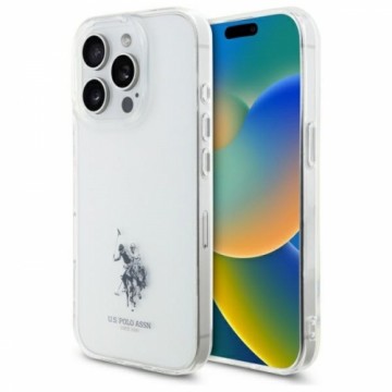 US Polo USHCP15XUSMT iPhone 15 Pro Max    6.7" przezroczysty|transparent IML Printed Double Horse Logo