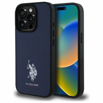 US Polo USHCP15XPGEV iPhone 15 Pro Max    6,7" granatowy|navy Leather Embroidered DH Color