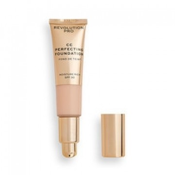 Makeup Revolution PRO CC Perfecting Foundation SPF 30 - Multifunctional make-up for dry to combination skin 26 ml