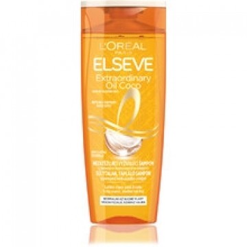 Nourishing Shampoo with Coconut Oil for Normal to Dry, Elseve Hair Elseve Extraordinary Oil