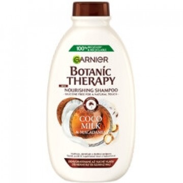 Garnier Botanic Therapy (Coco Milk & Macadamia Shampoo) Nutritive and Soothing Shampoo for Dry and Coarse Hair