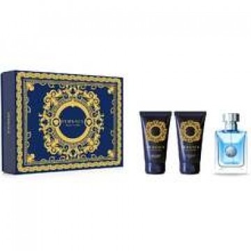 Versace Pour Homme Gift Set EDT 50 ml, after shave balm 50 ml and Shampoo 50 ml