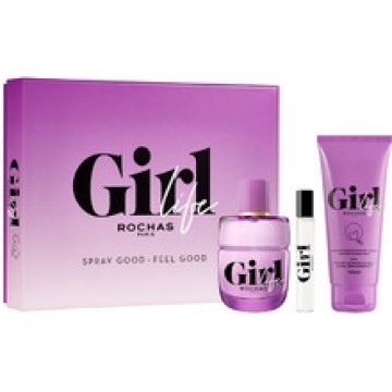 Rochas Girl Life Gift Set EDP 75ml, Mini EDP 7,5ml and Body Balm 100ml