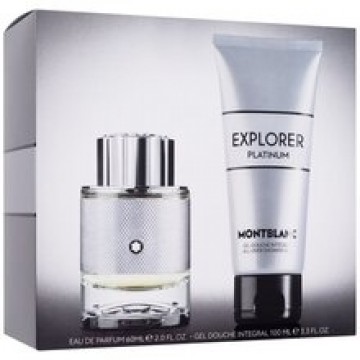 Mont Blanc Explorer Platinum Gift set EDP 60 ml and shower gel 100 ml