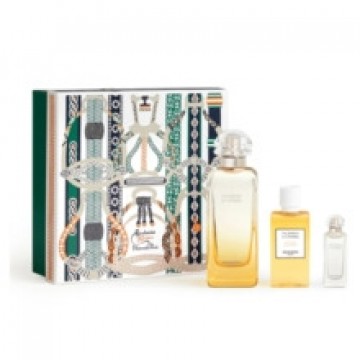 Hermes Un Jardin a Cythere Gift set EDT 100 ml, shower gel 40 ml and miniature EDT 7,5 ml