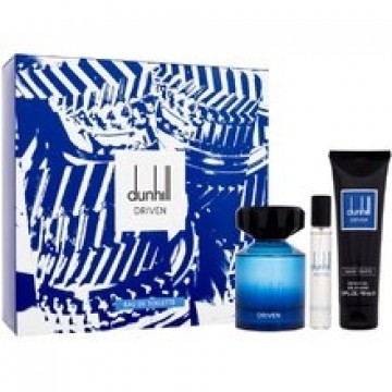 Dunhill Driven Gift set EDT 100 ml, shower gel 90 ml and miniature EDT 15 ml