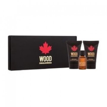 Wood pour Home Mini set EDT 5 ml, shower gel 25 ml and aftershave balm 25 ml