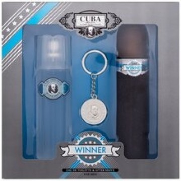 Cuba Winner Gift set EDT 100 ml, After Shave 100 ml and pendant