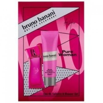 Bruno Banani Pure Woman Gift set EDT 30 ml and crescent gel 50 ml