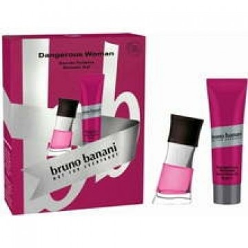 Bruno Banani Dangerous Woman Gift set EDT 30 ml and shower gel 50 ml