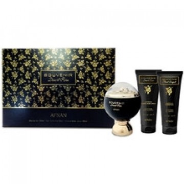 Afnan Souvenir Desert Rose Gift set EDP 100 ml, shower gel 100 ml and body lotion 100 ml