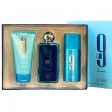 Afnan 9am Dive Gift set EDP 100 ml, shower gel 150 ml and deospray 150 ml