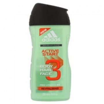 Hair & Body Active Start Shower Gel, Shampoo, Face Wash - Shower gel and shampoo for men 3 in 1