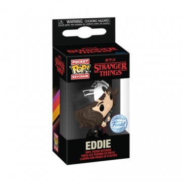 FUNKO POP! Брелок: Stranger Things - Eddie, 10 см