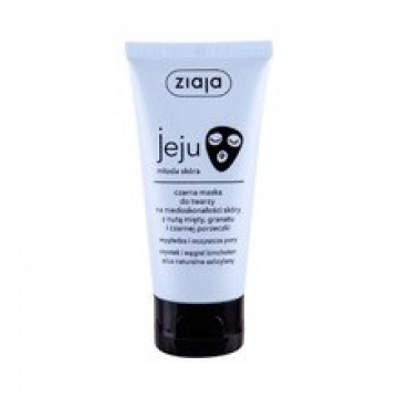 Ziaja Jeju Black Face Mask - Black face mask for imperfections