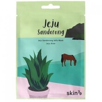 Skin79 Jeju Sandorong Jelly Mask  - Zklidňující látková maska s aloe vera