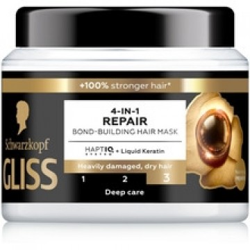 Gliss Repair 4-in-1 Hair Mask - Hloubkově pečující maska pro silně poškozené a suché vlasy